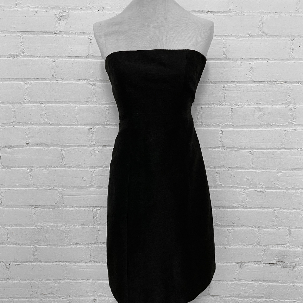 THEORY strapless cocktail dress